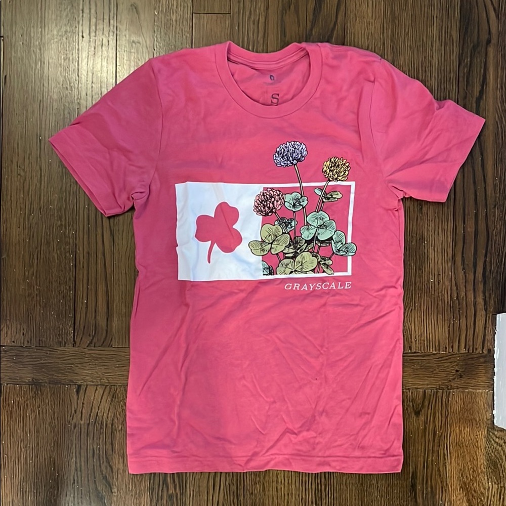 grayscale pop punk band t-shirt